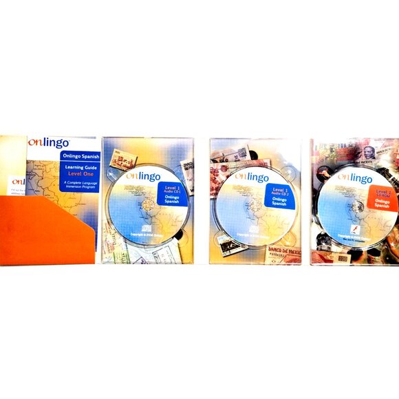 Complete Spanish Level 1 First Edition 2006 Onlingo 3CD Set - VERY GOOD … - Picture 3 of 4